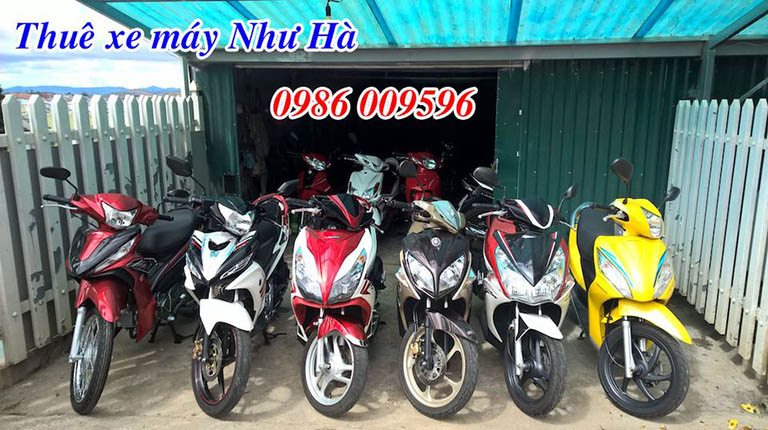 Địa chỉ cho thuê xe máy gần Hồ Tuyền Lâm