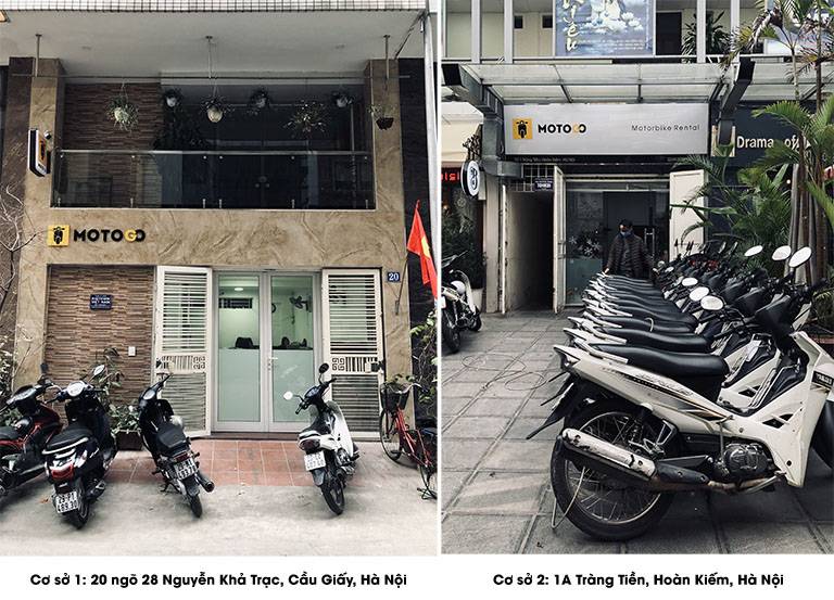 Địa chỉ thuê xe máy tại Hà Nội