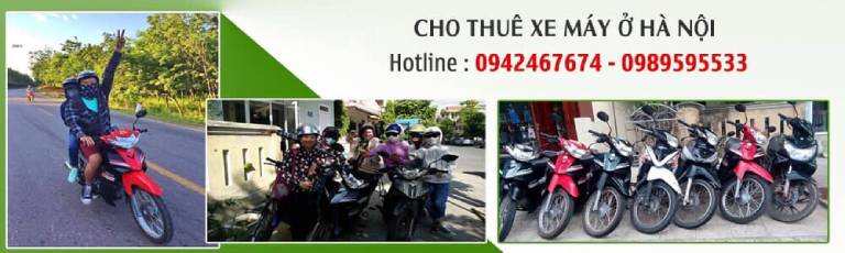 Địa chỉ thuê xe máy tại Hà Nội