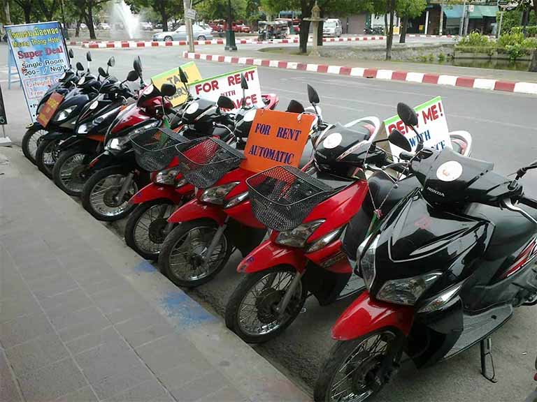 Địa điểm cho thuê xe máy tại quận Ba Đình Hà Nội