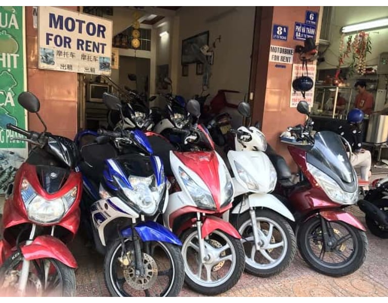 Nhà nghỉ Phương Dung là địa chỉ kinh doanh dịch vụ thuê xe máy quy mô nhất
