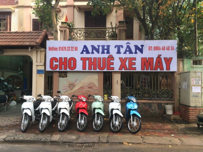 Thuê xe máy Hà Đông - Anh Tân