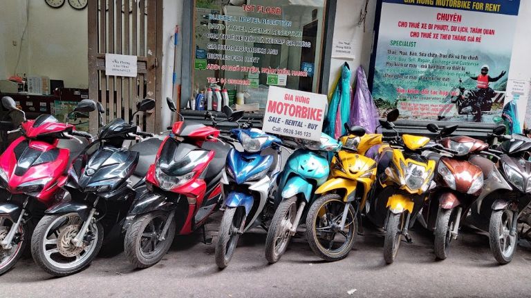 cửa hàng thuê xe máy vạn phúc