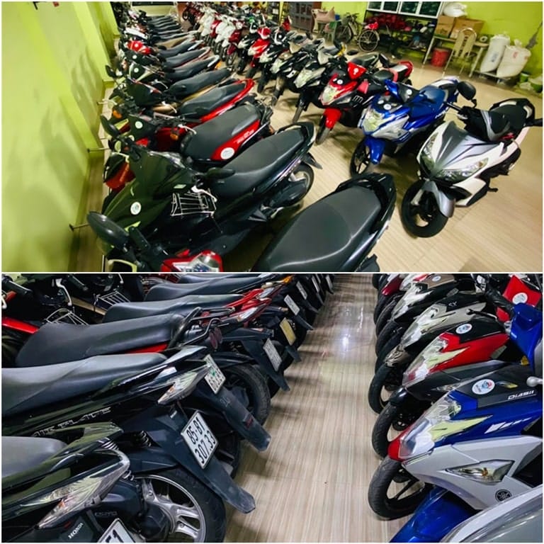 Cửa hàng thuê xe máy Phan Rang ninh Thuận 175 sở hữu số lượng xe máy cực lớn. 