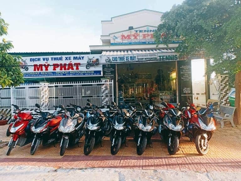Đơn vị thuê xe máy Phan Rang Ninh Thuận Mỹ Phát là đơn vị uy tín tại khu vực biển Ninh Chữ. 