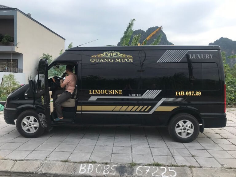 Xe limousine Ninh Binh Quảng Ninh không thể không nhắc đến xe limousine Quang Mười
