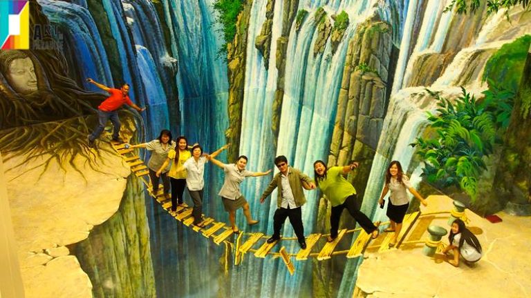 Bảo tàng 3D Đà Nẵng là địa điểm sống ảo lý tưởng cho các du khách với vô vàn bức tranh sống động 