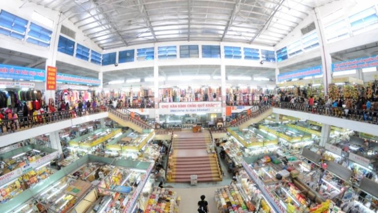 Chợ Hàn - khu chợ sầm uất