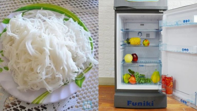 Bảo quản bún trong ngăn mát tủ lạnh với nhiệt độ từ 0- 5 độ C. 