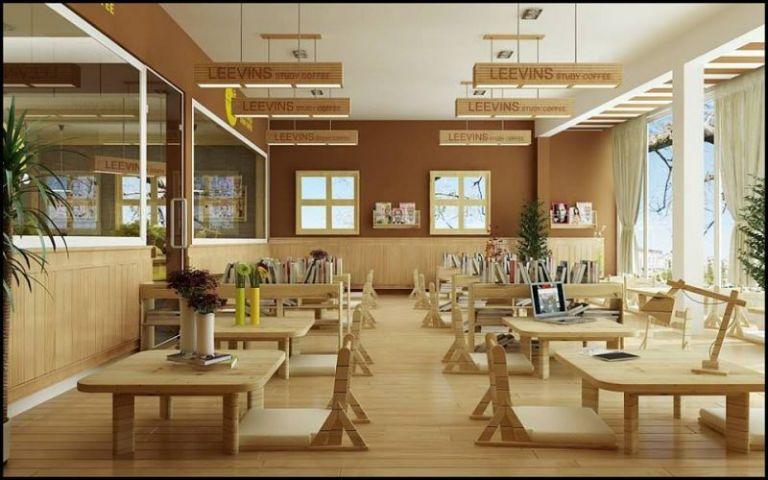 Đây là quán cà phê tự học tuyệt nhất với không gian rộng rãi, yên tĩnh cùng đa dạng các thể loại sách tri thức khác nhau