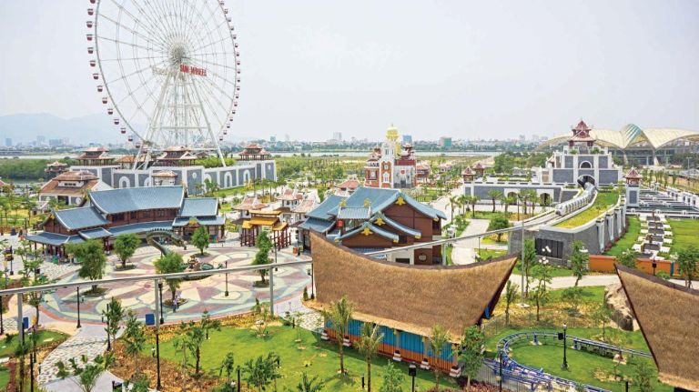 Công viên Asia Park còn được gọi là công viên của những kỉ lục với kiến trúc khủng