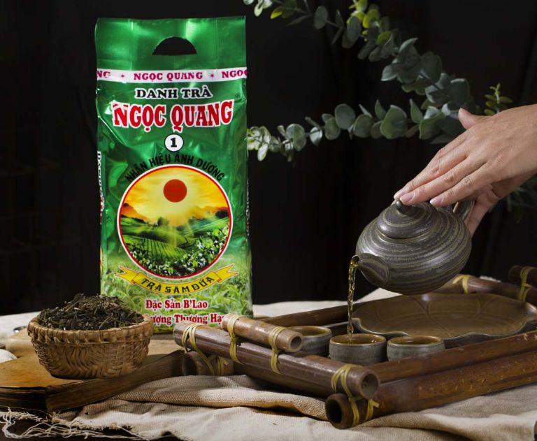 Trà sâm dứa Ngọc Quang là thương hiệu trà được nhiều người ưa chuộng tại Đà Nẵng. (Nguồn: trasasamdua.com)