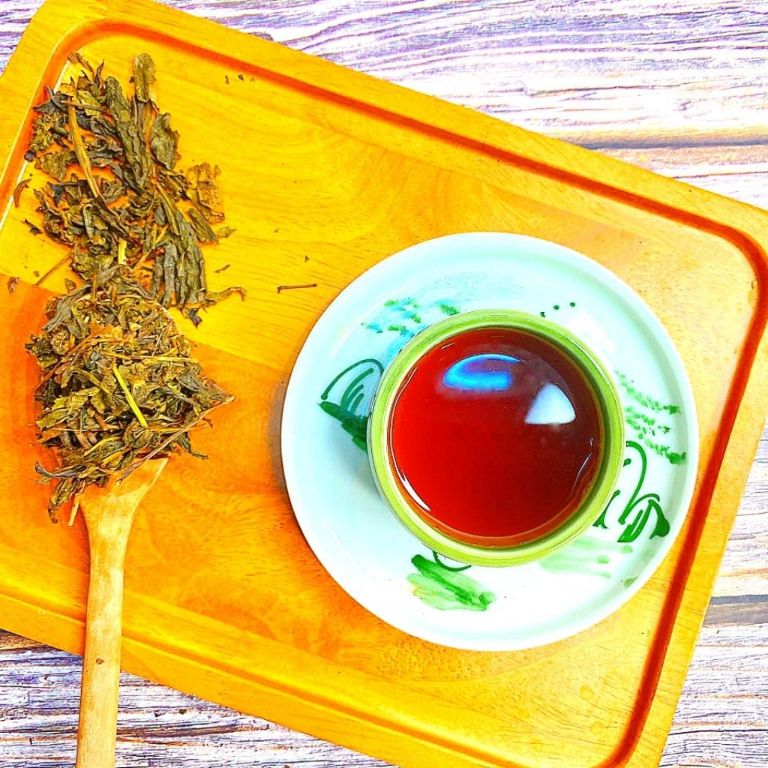 Màu trà đặc biệt của trà sâm dứa ViGift