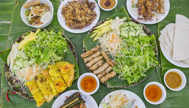 Tất cả các món ăn tại cơ sở Kim Anh đều chuẩn hương vị Đà Nẵng 