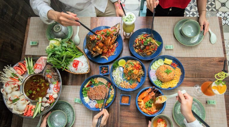 Các món ăn của Happy Thái Đà Nẵng đều được trình bày rất chỉnh chu cẩn thận nên vô cùng đẹp và thể thiện rõ tâm huyết người chế biến
