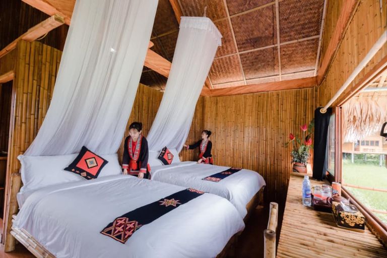 Hoàng Su Phì Lodge được đánh giá luôn đem đến không gian nghỉ dưỡng cao cấp giữa núi rừng Hoàng Su Phì