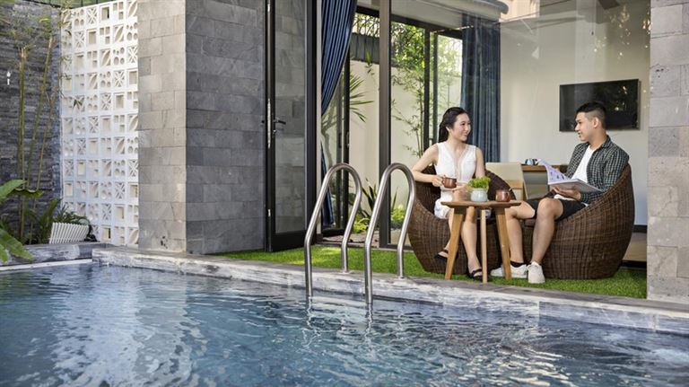Bể bơi sang trọng, đẳng cấp chỉ có tại Aminor Green Home được khách hàng đánh giá rất cao.