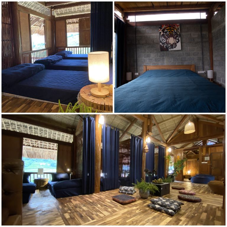 Thiết kế căn phòng ở homestay Hà Giang này hướng đến sự tối giản, tinh tế và hiện đại