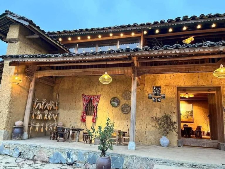 Vật trang trí trong homestay Hà Giang - Mộc Mây đều thân thiện với môi trường và hòa hợp cùng thiên nhiên