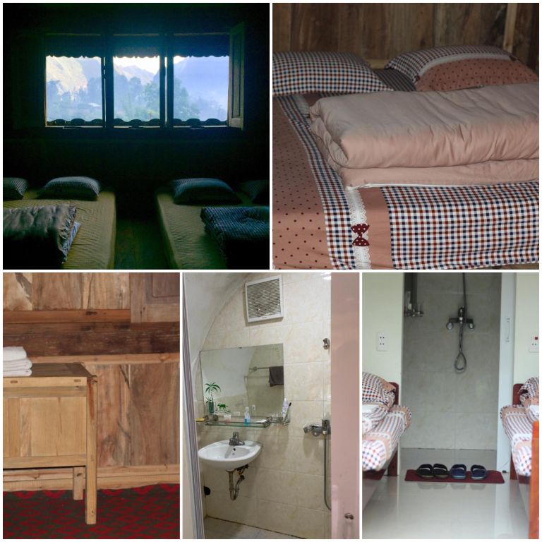 Du khách có thể lựa chọn nghỉ dưỡng tại các gian phòng theo kiểu truyền thống hoặc phòng Bungalow theo hình dáng tổ ong