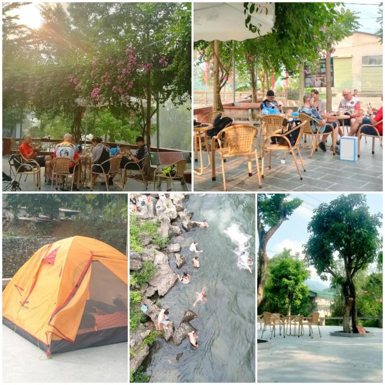 Đây là homestay hiện đại nhất của Yên Minh Hà Giang với dịch vụ cắm trại, cafe, tắm suốt, hồ bơi 