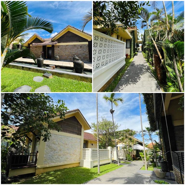 Không gian trong lành, gần gũi với thiên nhiên, không tiếng ồn chỉ có tại The Blossom Resort Island Đà Nẵng. 