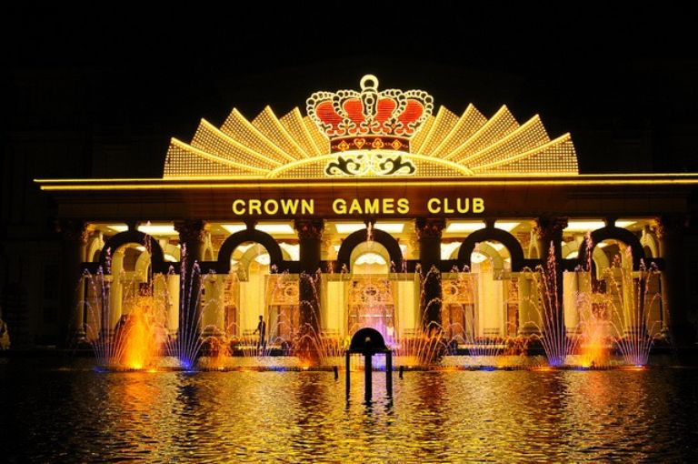 Khu vui chơi Crown Games Club với diện tích 15.000m2 phục vụ khách nước ngoài.