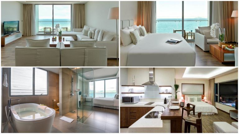 A La Carte Hotel - khách sạn Đà Nẵng gần biển với vẻ đẹp tinh khôi của màu trắng chủ đạo khiến du khách cảm thấy thoải mái, thân thuộc và gần gũi 