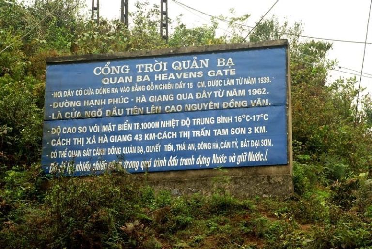 Cổng Trời Quản Bạ - Cửa ngõ đầu tiên dẫn lên cao nguyên đá Đồng Văn Hà Giang trên con đường Hạnh Phúc