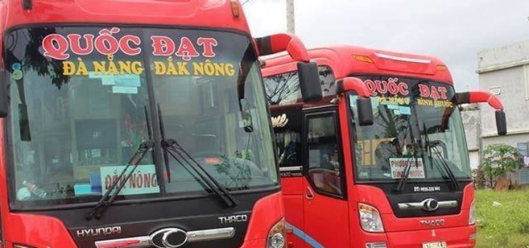 Quốc Đạt là nhà xe hoạt động sôi nổi trên tuyến xe khách Đà Nẵng Đăk Nông với 14 chuyến/ ngày.