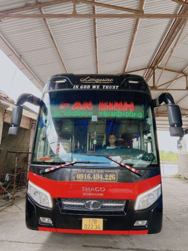 An Bình (Thái Bình) là một đơn vị vận tải cực kì tiện nghi cho những chuyến đi đường dài với khu vực vệ sinh khép kín