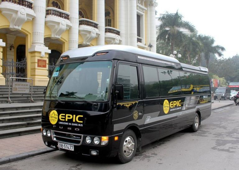 Hà Giang Epic là hãng xe khách nổi tiếng đi kèm với chất lượng phục vụ cao cấp 