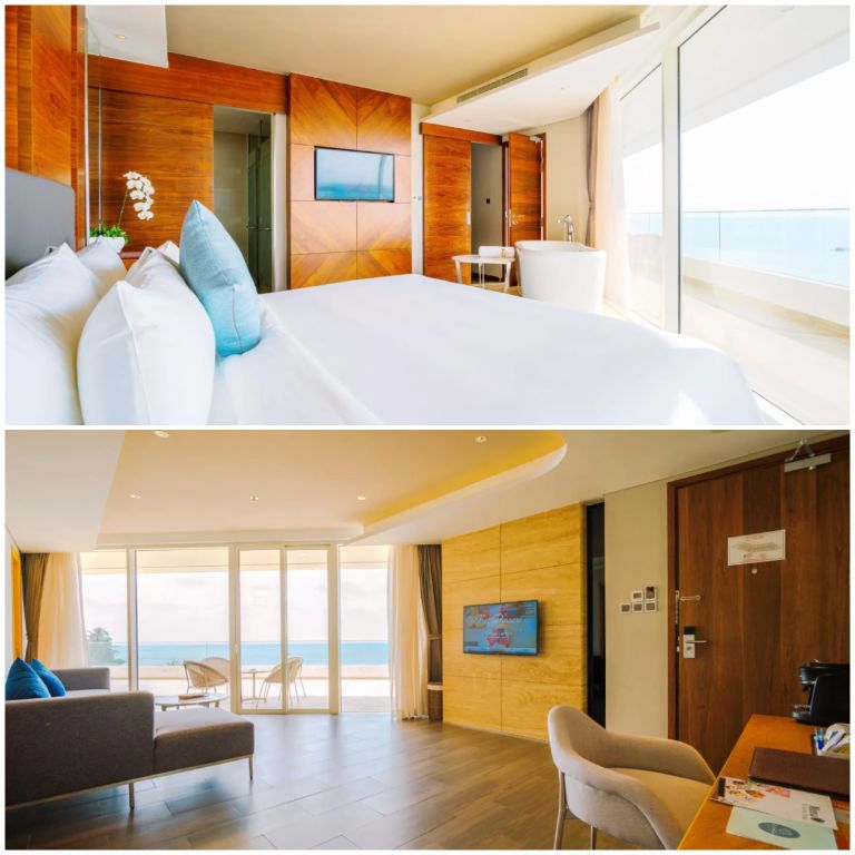 Phú Quốc Suite 2 Phòng Ngủ là căn phòng có sức chứa lớn nhất tại Seashells Phú Quốc (nguồn: facebook.com)