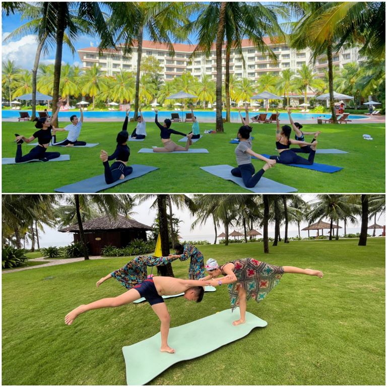 Du khách sẽ có cơ hội tham gia vào các hoạt động ngời trời miễn phí như các lớp học yoga, Tai chi, Aerobic... 