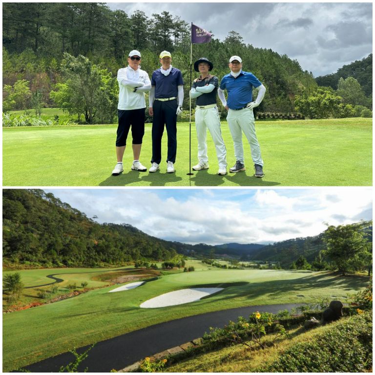 Ngay gần khu nghỉ dưỡng có 1 sân golf 18 lỗ đạt tiêu chuẩn quốc tế và là địa điểm yêu thích của nhiều golfer muốn chinh phục những thử thách mới. (Nguồn: Internet)