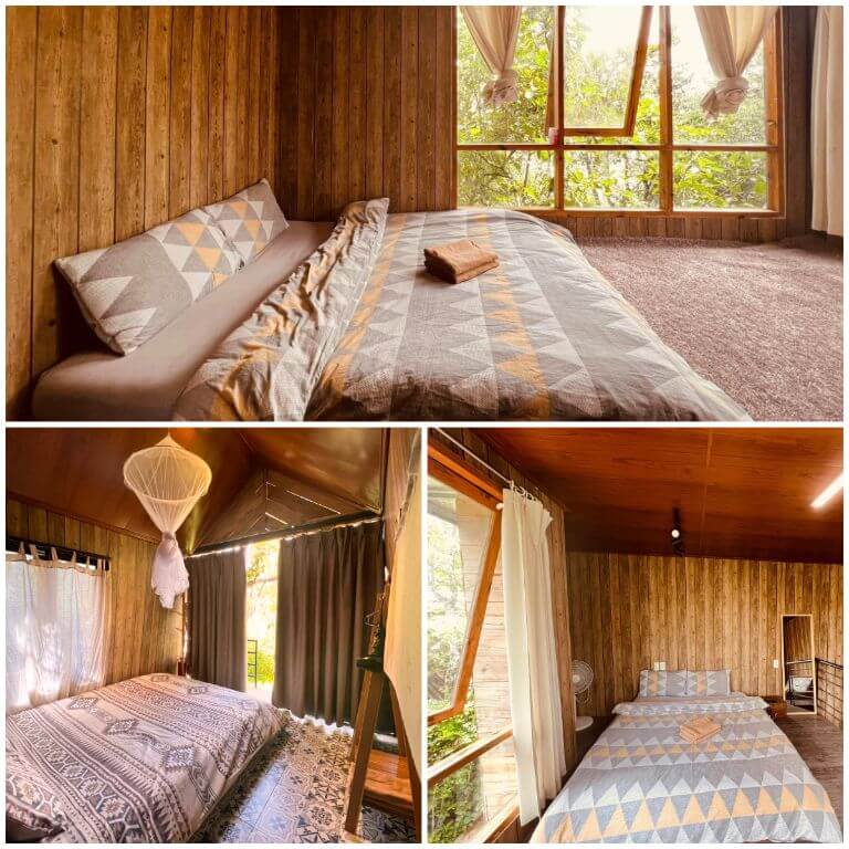 Phòng nghỉ của Boho thiết kế theo phong cách vintage pha chút hiện đại với đồ decor nhiều họa tiết 