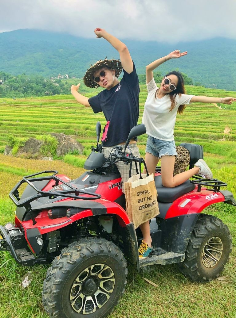 Trải nghiệm lái xe địa hình ATV khám phá các bản làng Pù Luông cực chất. (Nguồn: Facebook.com)