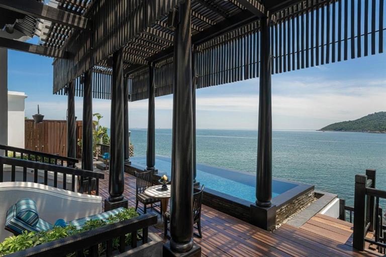 Resort Đà Nẵng 5 sao này được phân thành các khu vực tương ứng với 4 tầng khác nhau, đem đến tầm nhìn riêng biệt cho khách hàng. 