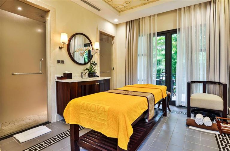 Akoya Spa là khu vực chăm sóc và phục hồi sức khỏe tuyệt đối dành cho mọi khách hàng tại Vinpearl Resort & Spa Da Nang.