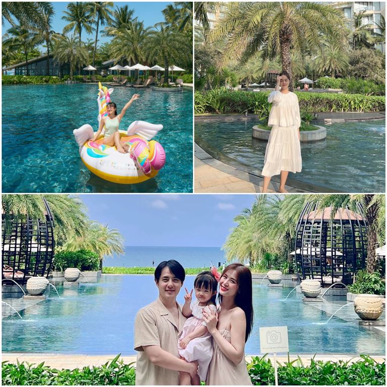Các bể bơi tại Resort InterContinental Phú Quốc đều có thiết kế đẹp mắt, là nơi sống ảo quên lối về của du khách.