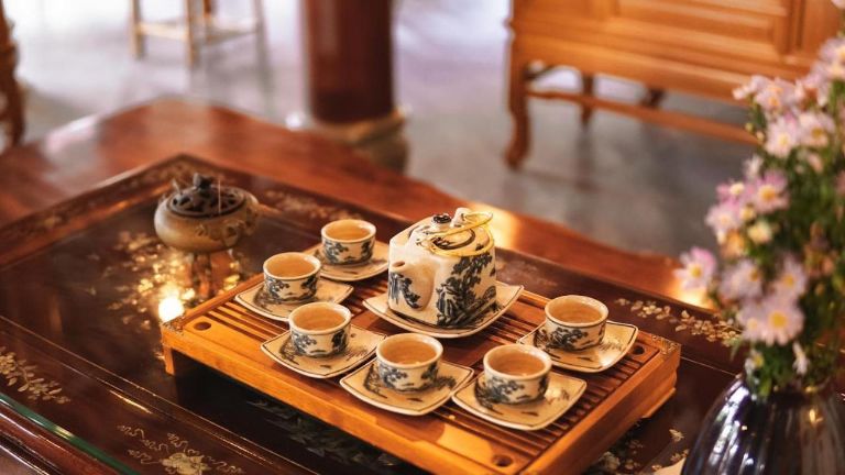 Bạch Liên trà là thức uống độc đáo chỉ có tại An Nam Hue và được du khách cực kì yêu thích (nguồn: facebook.com)