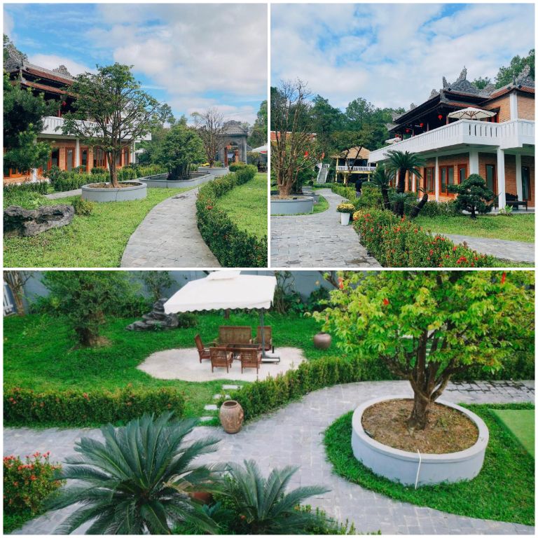 An Nam Hue Homestay sở hữu không gian xanh mát, là nơi tuyệt vời để thư giãn và thiền định (nguồn: facebook.com)