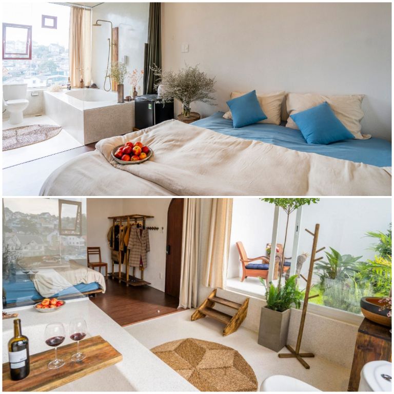 Các phòng tại Cherry Suites Dalat được thiết kế vô cùng sang trọng với view hướng núi cực đỉnh (nguồn: facebook.com)