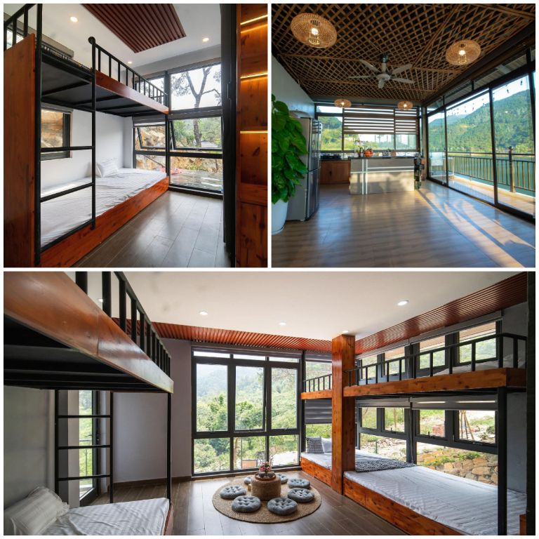 Nằm tại khu vực Hồ Đồng Đò, Bình Yên Cottages là homestay cao cấp với ba loại phòng nghỉ sang trọng, được trang bị đầy đủ các tiện nghi