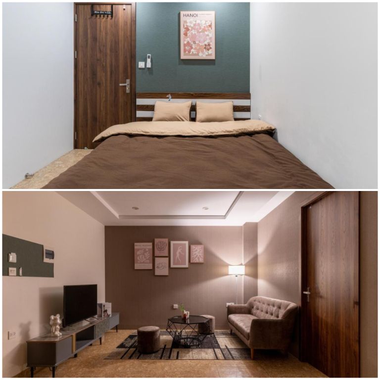 Phòng nghỉ tại Tan Homestay sử dụng đa dạng màu sắc vào trong trang trí, khiến mỗi căn phòng đều mang một tông màu và sắc thái mới lạ, khác nhau 