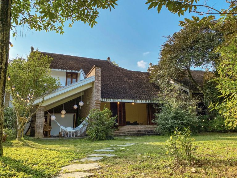 Mỗi căn villa của Veque Farmstay Hà Nội đều vô cùng rộng rãi, tổng diện tích lên tới 120 mét vuông