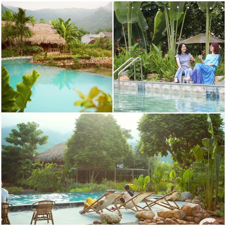 Homestay Mai Chau Valley Retreat có khuôn viên thơ mộng, yên bình và thư giãn (nguồn: facebook.com)