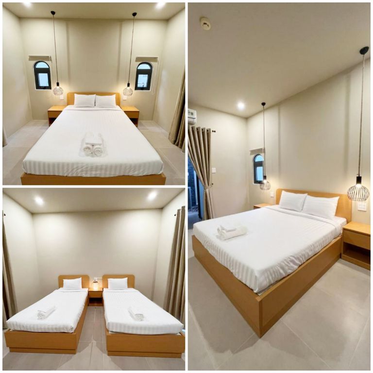 Thiết kế phòng ngủ tối giản với tông màu be làm chủ đạo, mang đến cảm giác cao cấp và sang chảnh. (Nguồn: Internet)