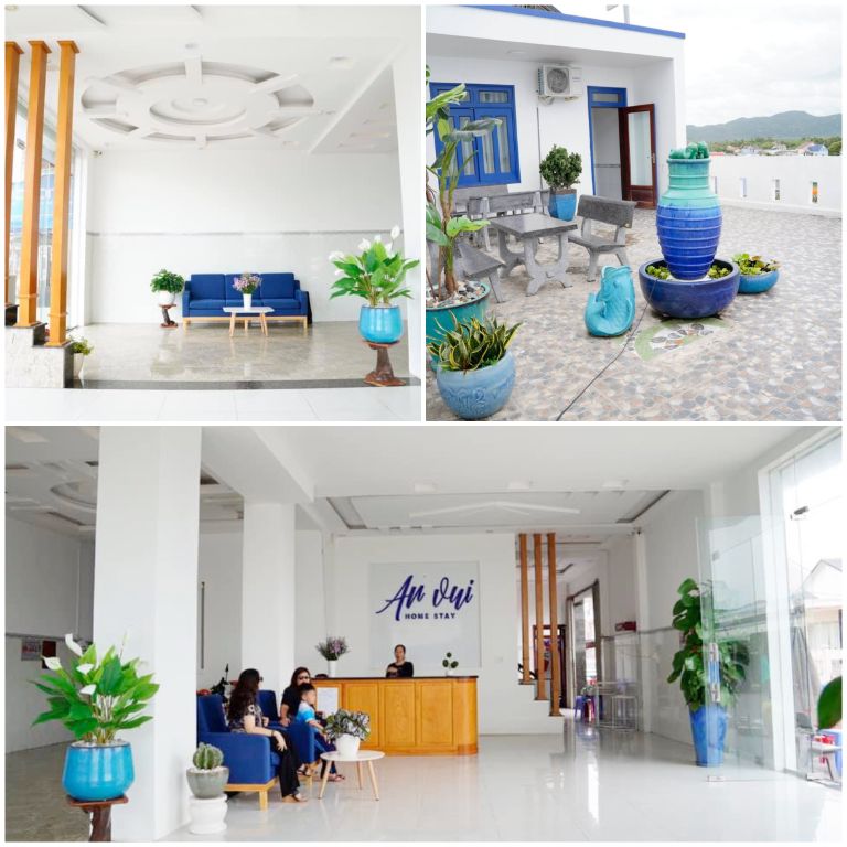 Các khu vực chung của homestay Phước Hải này cũng được thiết kế vô cùng hiện đại để khách hàng có thể tận hưởng một không gian sống thật thoải mái 