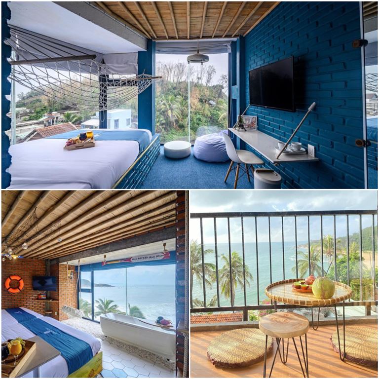 Phòng nghỉ tại Mira có diện tích lớn, cửa sổ rộng cho phép du khách tận hưởng cảnh đẹp bên ngoài. 